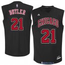 Maillot NBA Pas Cher Chicago Bulls Jimmy Butler 21 Noir Rouge