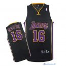 Maillot NBA Pas Cher Los Angeles Lakers Pau Gasol 16 Noir