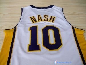 Maillot NBA Pas Cher Los Angeles Lakers Steve Nash 10 Blanc