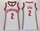 Maillot NBA Pas Cher Cleveland Cavaliers Femme Kyrie Irving 2 Blanc