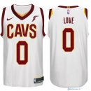 Maillot NBA Pas Cher Cleveland Cavaliers Kevin Love 0 Blanc 2017/18