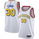 Golden State Warriors Stephen Curry Nike White Hardwood Classics Finished Swingman Jersey - San Francisco Classic Edition