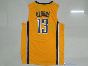 Maillot NBA Pas Cher Indiana Pacers Paul George 13 Jaune