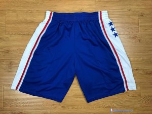 Pantalon NBA Pas Cher Philadelphia Sixers Nike Bleu