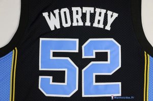 Maillot NCAA Pas Cher North Carolina James Worthy 52 Noir