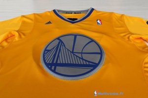 Maillot NBA Pas Cher Noël Golden State Curry 30 Jaune