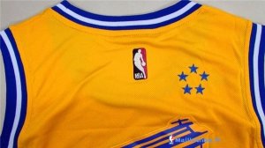 Maillot NBA Pas Cher Golden State Warriors Kevin Durant 35 City Jaune