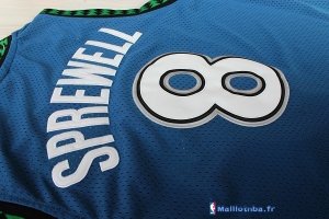 Maillot NBA Pas Cher Minnesota Timberwolves Latrell Sprewell 8 Retro Bleu
