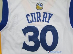 Maillot NBA Pas Cher Golden State Warriors Junior Stephen Curry 30 Blanc