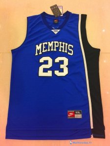 Maillot NCAA Pas Cher Memphis Derrick Rose 23 Bias Bleu