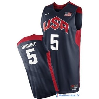 Maillot NBA Pas Cher USA 2012 Durant 5 Noir