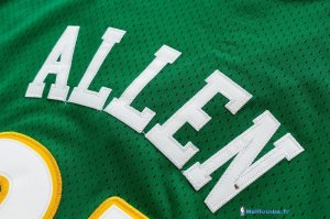Maillot NBA Pas Cher Seattle Supersonics Ray Allen 34 Vert