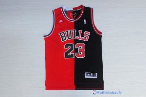 Maillot NBA Pas Cher Chicago Bulls Michael Jordan 23 Rouge Noir Blanc