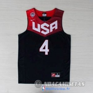 Maillot NBA Pas Cher USA 2014 Curry 4 Noir