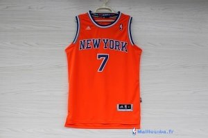 Maillot NBA Pas Cher New York Knicks Carmelo Anthony 7 Orange Bleu