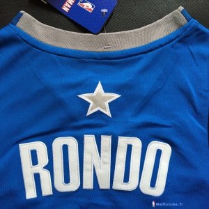 Maillot NBA Pas Cher Dallas Mavericks Rajon Rondo 9 Bleu