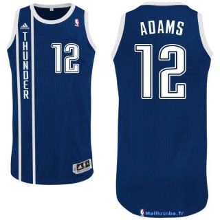 Maillot NBA Pas Cher Oklahoma City Thunder Steven Adams 12 Retro Bleu