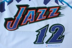 Maillot NBA Pas Cher Utah Jazz John Stockton 12 Blanc