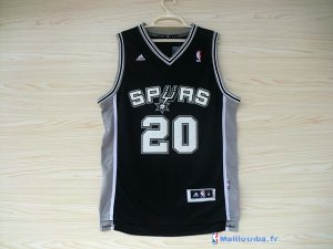 Maillot NBA Pas Cher San Antonio Spurs Manu Ginóbili 20 Noir