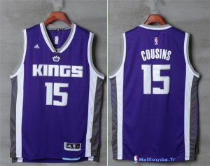 Maillot NBA Pas Cher Sacramento Kings DeMarcus Cousins 15 Pourpre Blanc