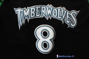 Maillot NBA Pas Cher Minnesota Timberwolves Latrell Sprewell 8 Retro Noir