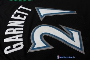 Maillot NBA Pas Cher Minnesota Timberwolves Kevin Garnett 21 Retro Noir