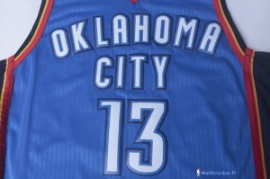 Maillot NBA Pas Cher Oklahoma City Thunder Paul George 13 Bleu Icon 2017/18