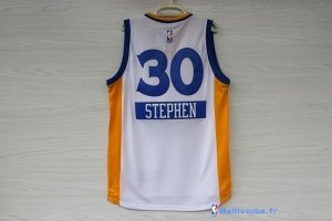 Maillot NBA Pas Cher Noël Golden State Curry 30 Blanc