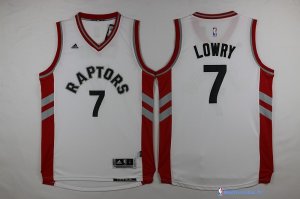 Maillot NBA Pas Cher Toronto Raptors Kyle Lowry 7 Blanc