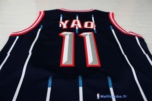 Maillot NBA Pas Cher Houston Rockets Yao Ming 11 Retro Bleu