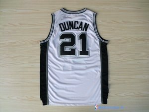 Maillot NBA Pas Cher San Antonio Spurs Tim Duncan 21 Blanc