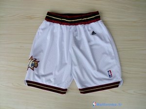 Pantalon NBA Pas Cher Philadelphia Sixers Blanc