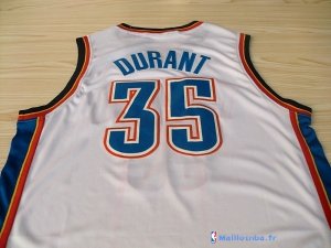 Maillot NBA Pas Cher Oklahoma City Thunder Blanc Kevin Durant 35