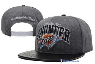 Bonnet NBA Oklahoma City 2016 Thunder Gris Noir 2