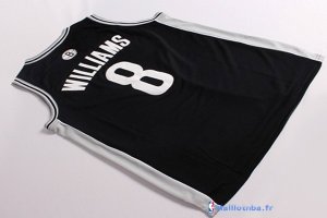 Maillot NBA Pas Cher Brooklyn Nets Deron Michael Williams 8 Noir