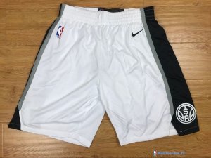 Pantalon NBA Pas Cher San Antonio Spurs Nike Blanc