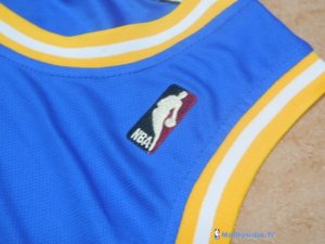 Maillot NBA Pas Cher Golden State Warriors Stephen Curry 30 Retro City Bleu