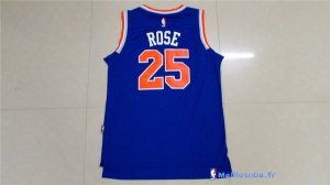 Maillot NBA Pas Cher New York Knicks Derrick Rose 25 Bleu