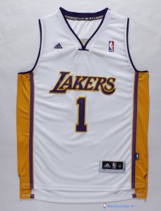 Maillot NBA Pas Cher Los Angeles Lakers D'Angelo Russell 1 Blanc