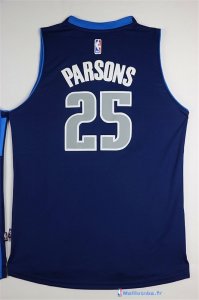 Maillot NBA Pas Cher Dallas Mavericks Chandler Parsons 25 Bleu Profond