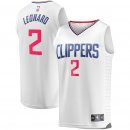 LA Clippers Kawhi Leonard Fanatics Branded White Fast Break Replica Player Jersey - Association Edition
