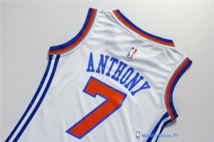 Maillot NBA Pas Cher New York Knicks Femme Carmelo Anthony 7 Blanc