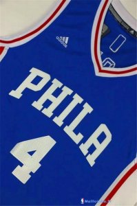 Maillot NBA Pas Cher Philadelphia Sixers Nerlens Noel 4 Bleu