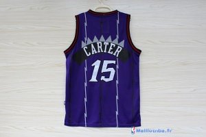 Maillot NBA Pas Cher Toronto Raptors Vince Carter 15 Retro Pourpre