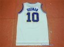 Maillot NCAA Pas Cher Oklahoma Dennis Rodman 10 Blanc