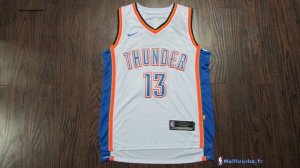 Maillot NBA Pas Cher Oklahoma City Thunder Paul George 13 Blanc Association 2017/18