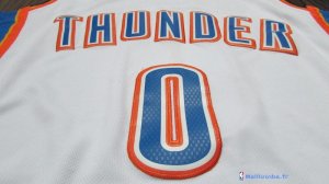 Maillot NBA Pas Cher Oklahoma City Thunder Russell Westbrook 0 Blanc Association 2017/18