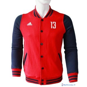 Survetement En Laine NBA Houston Rockets James Harden 13 Rouge