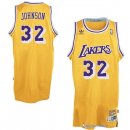 Maillot NBA Pas Cher Los Angeles Lakers Wesley Johnson 32 Jaune