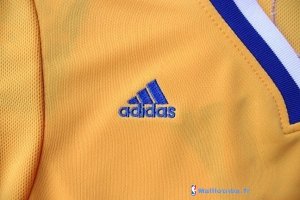 Maillot NBA Pas Cher Golden State Warriors Stephen Curry 30 Jaune MC